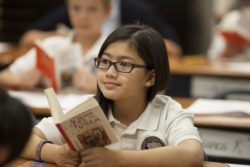 girl reading