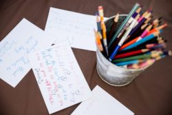 colored pencils