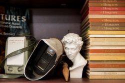 books and bust